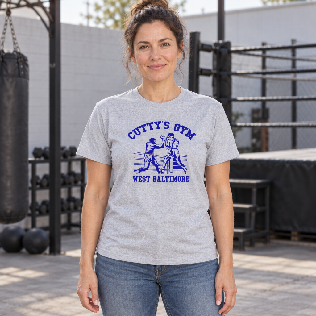 Cutty's Gym West Baltimore — Sport Gray T-Shirt — lifestyle hero