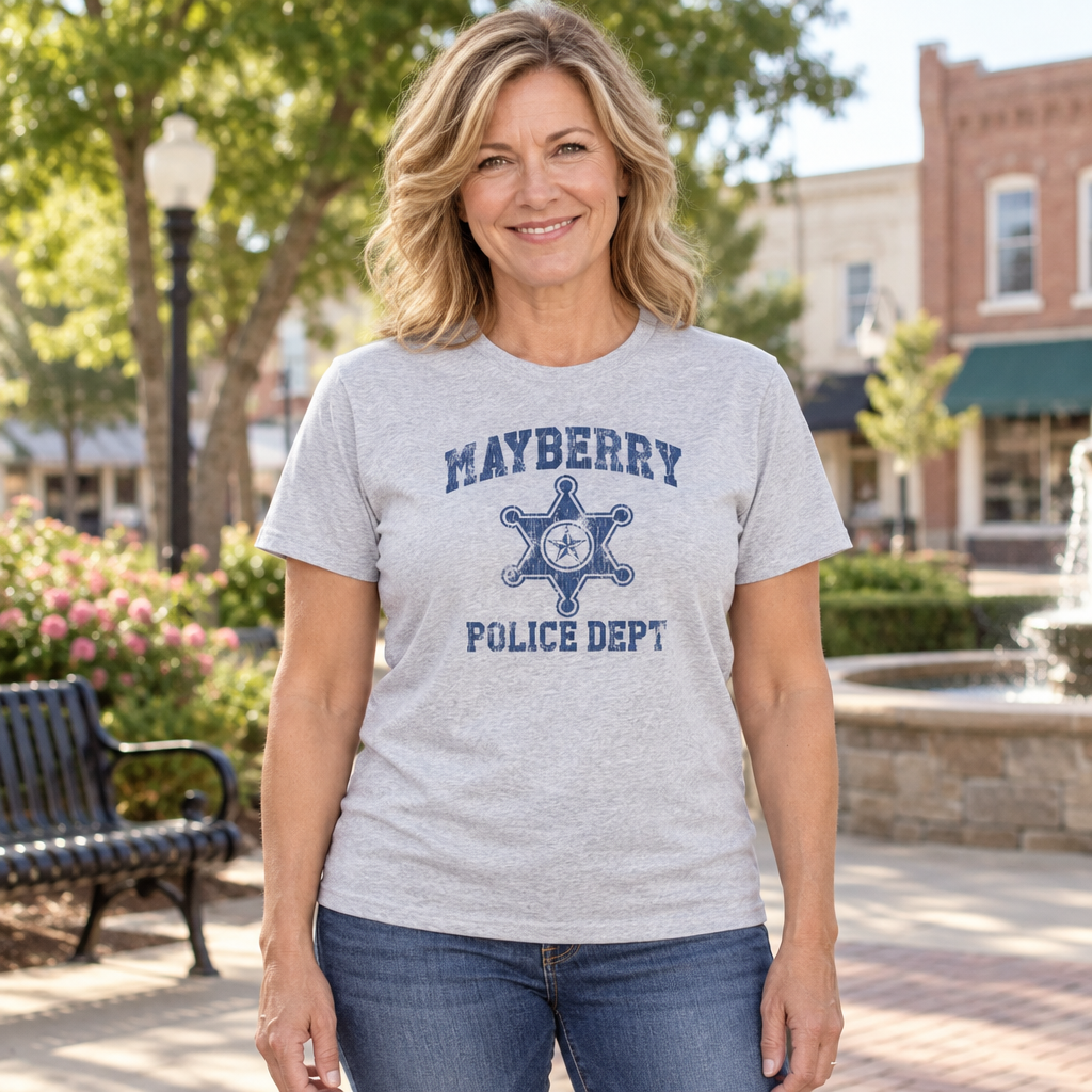 Mayberry Police Department — Sport Gray T-Shirt — lifestyle hero