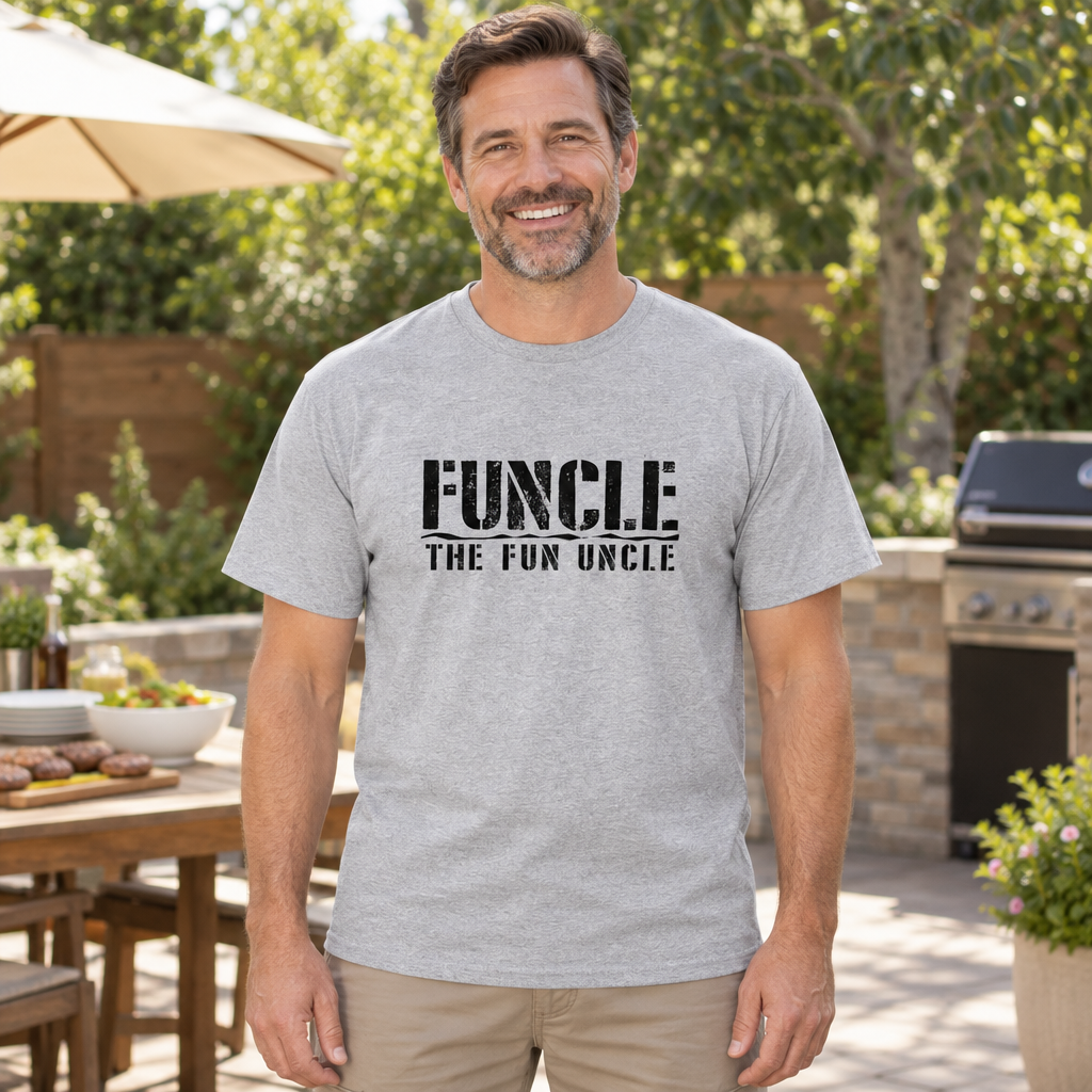 Funcle The Fun Uncle — Sport Gray T-Shirt — lifestyle hero