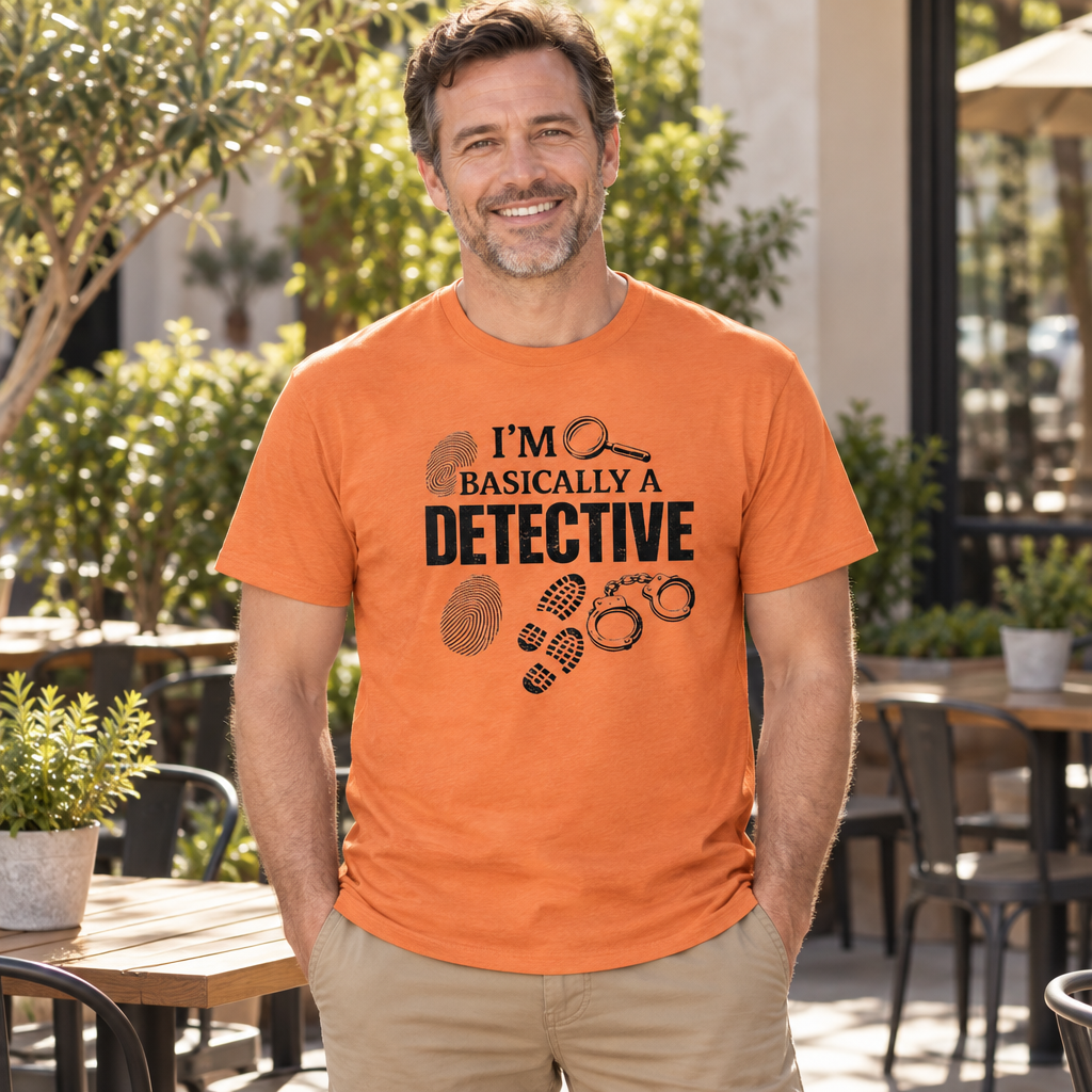 True Crime Podcast — Tangerine T-Shirt — lifestyle alt