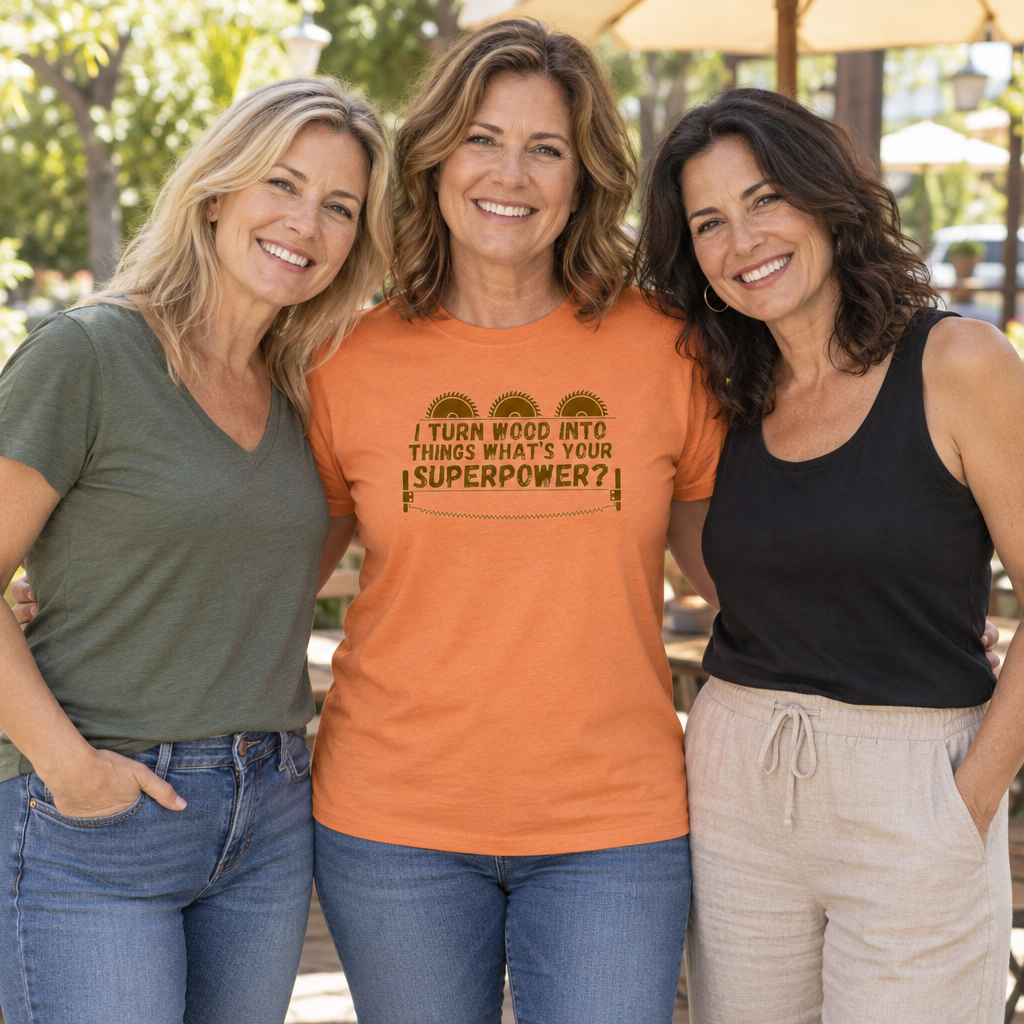 Carpenter Whats Your Superpower — Tangerine T-Shirt — lifestyle group