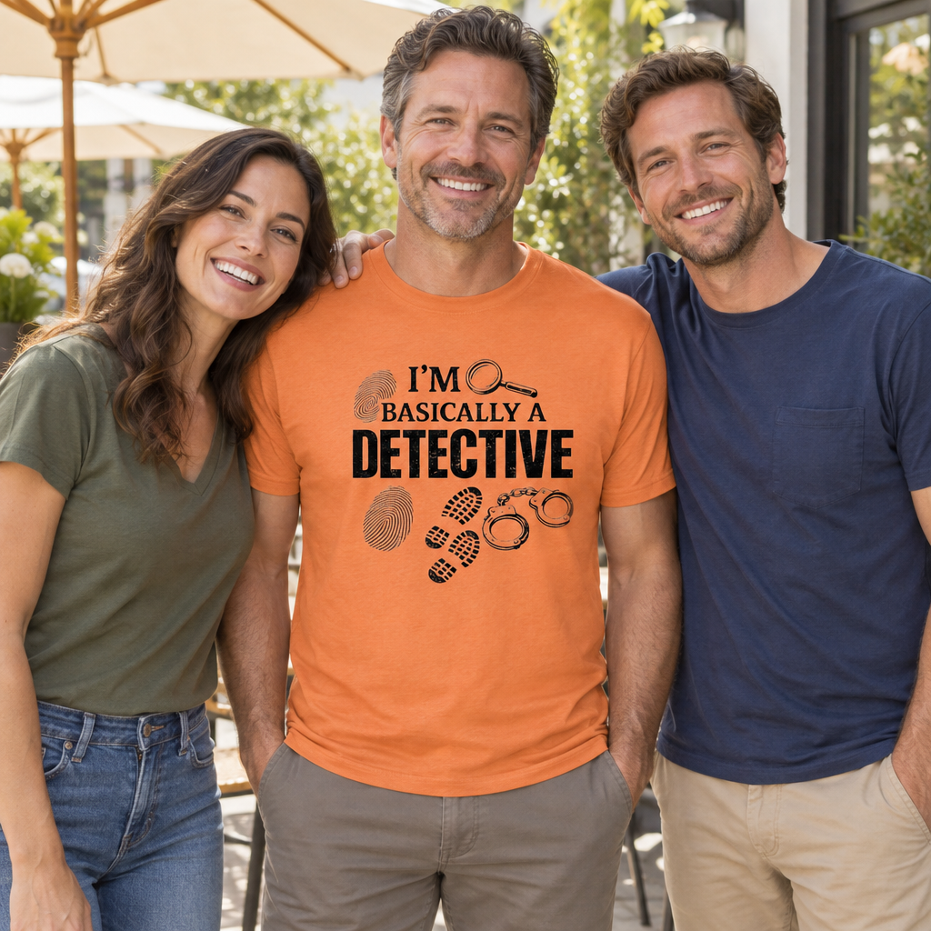 True Crime Podcast — Tangerine T-Shirt — lifestyle group