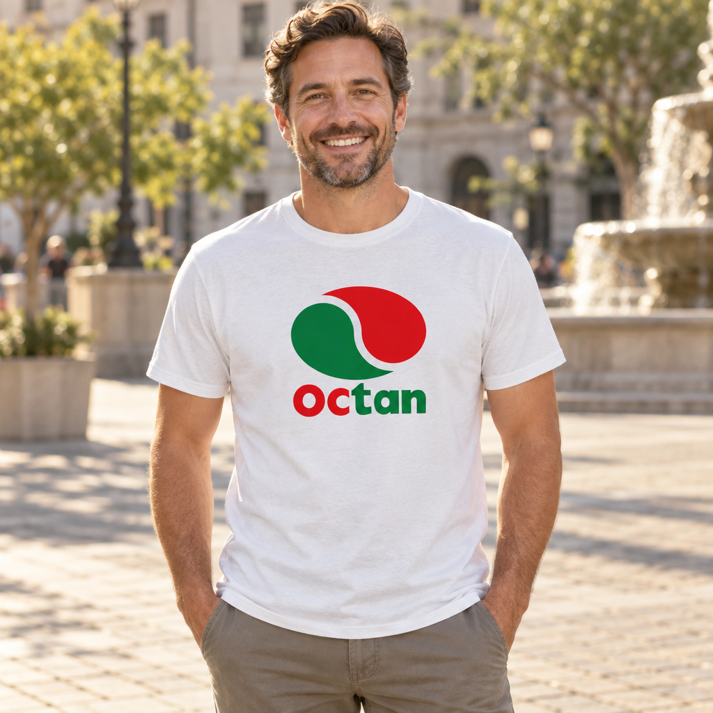 Octan — White T-Shirt — lifestyle alt