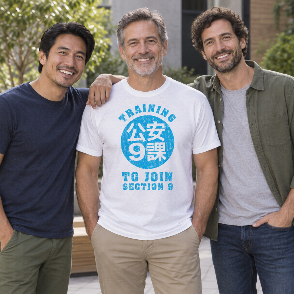 Training to Join Section 9 — White T-Shirt — lifestyle group