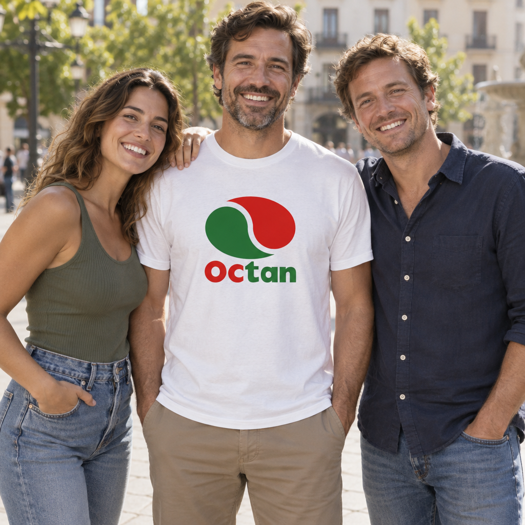 Octan — White T-Shirt — lifestyle group