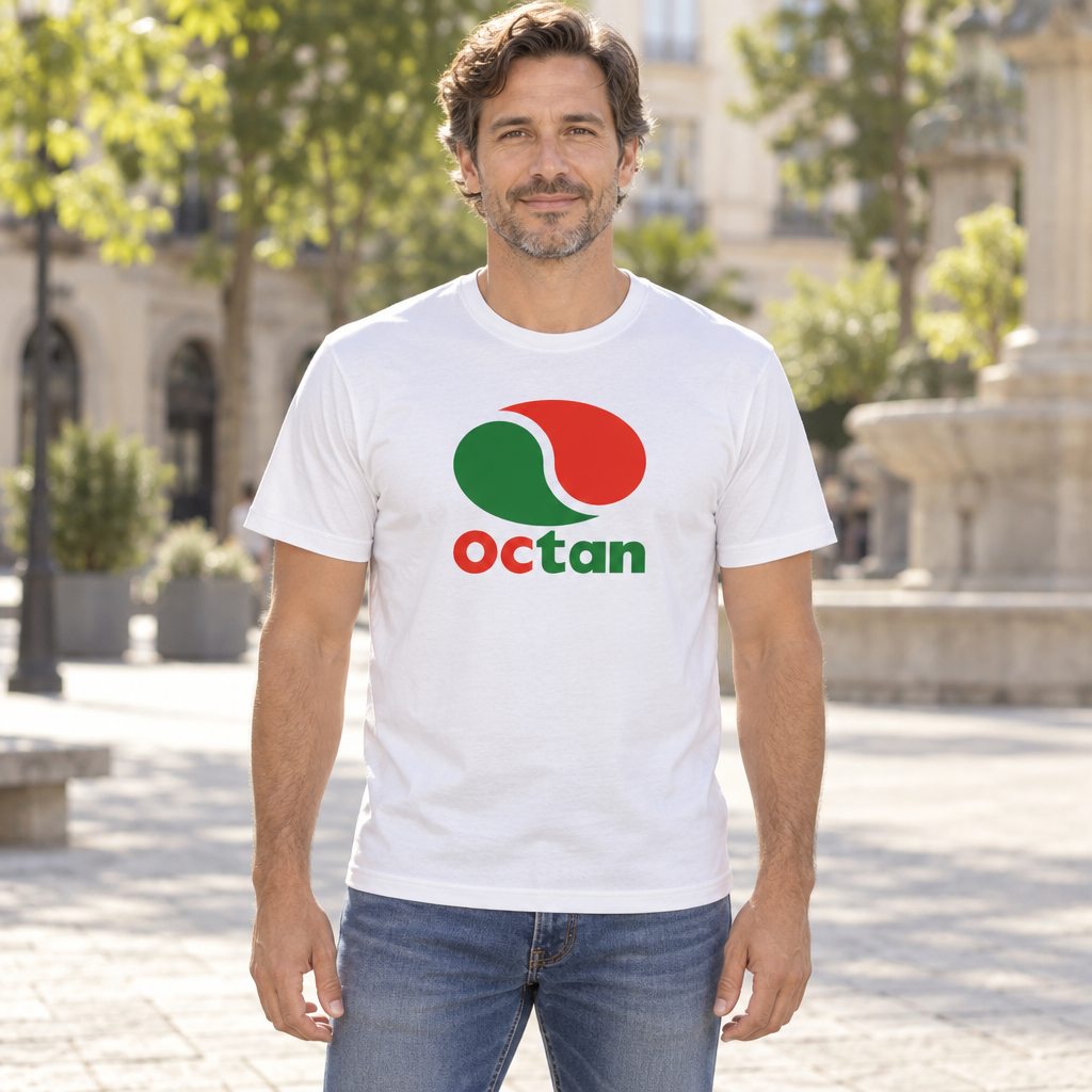 Octan — White T-Shirt — lifestyle hero