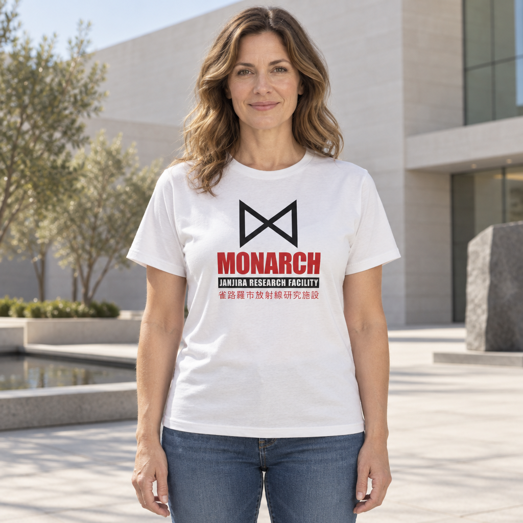 Monarch Janjira Research Facility — White T-Shirt — lifestyle hero