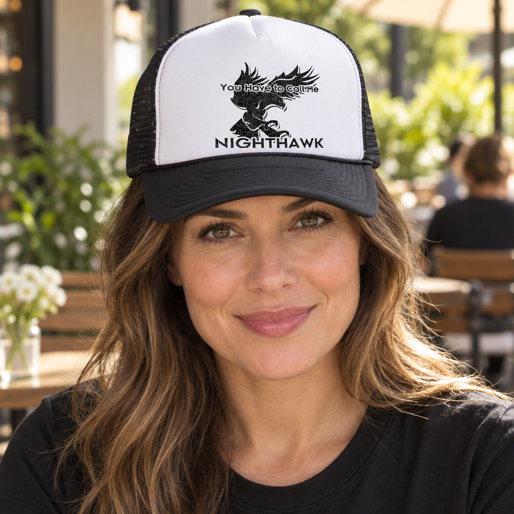 Nighthawk — Black Trucker Hat — lifestyle alt