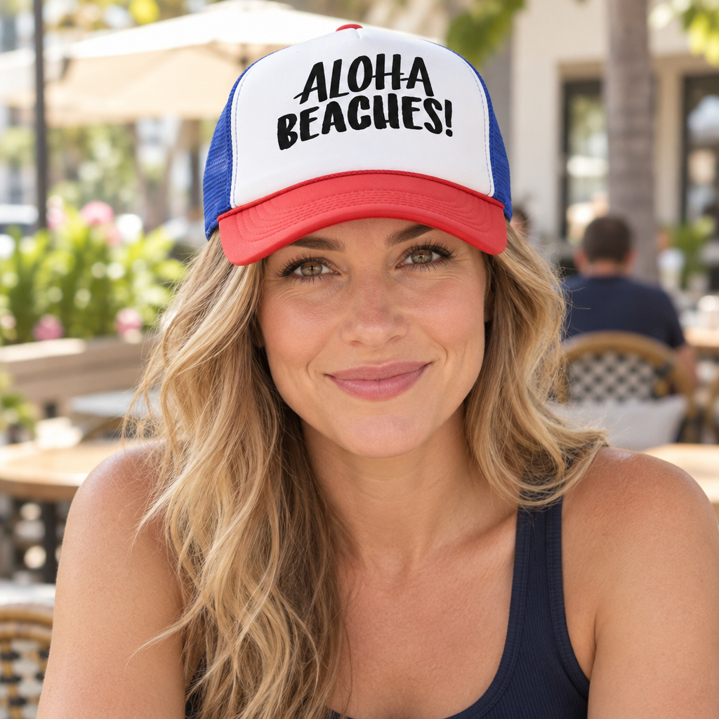 Aloha Beaches — RWB Trucker Hat — lifestyle alt