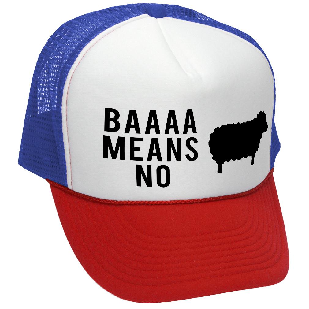 BAAAAAA MEANS NO - sheep parody joke gag