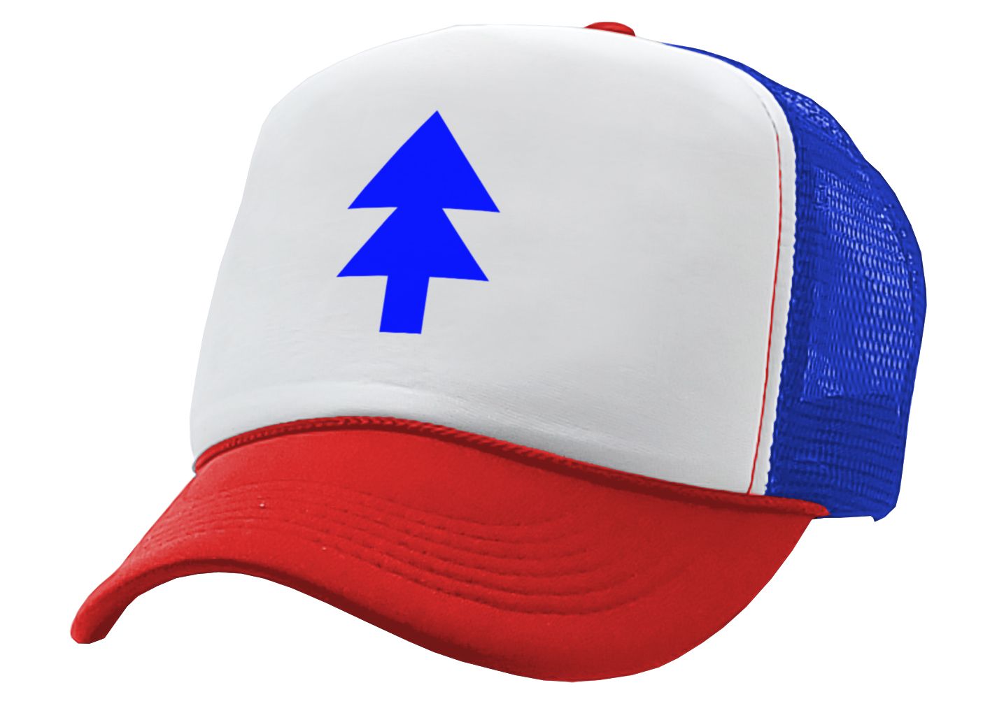 Dippers Pine - Five Panel Retro Style TRUCKER Cap