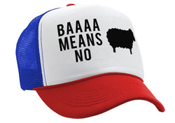 BAAAAAA MEANS NO - sheep parody joke gag