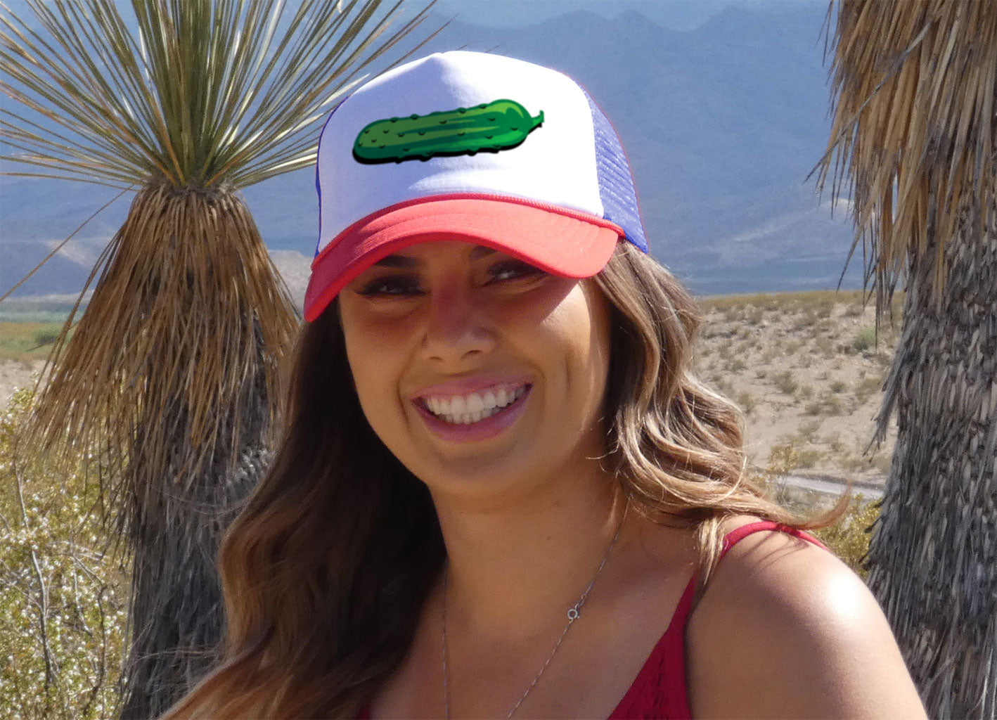 Pickle - Five Panel Retro Style TRUCKER Cap