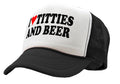 I Heart Titties and Beer - Five Panel Retro Style TRUCKER Cap