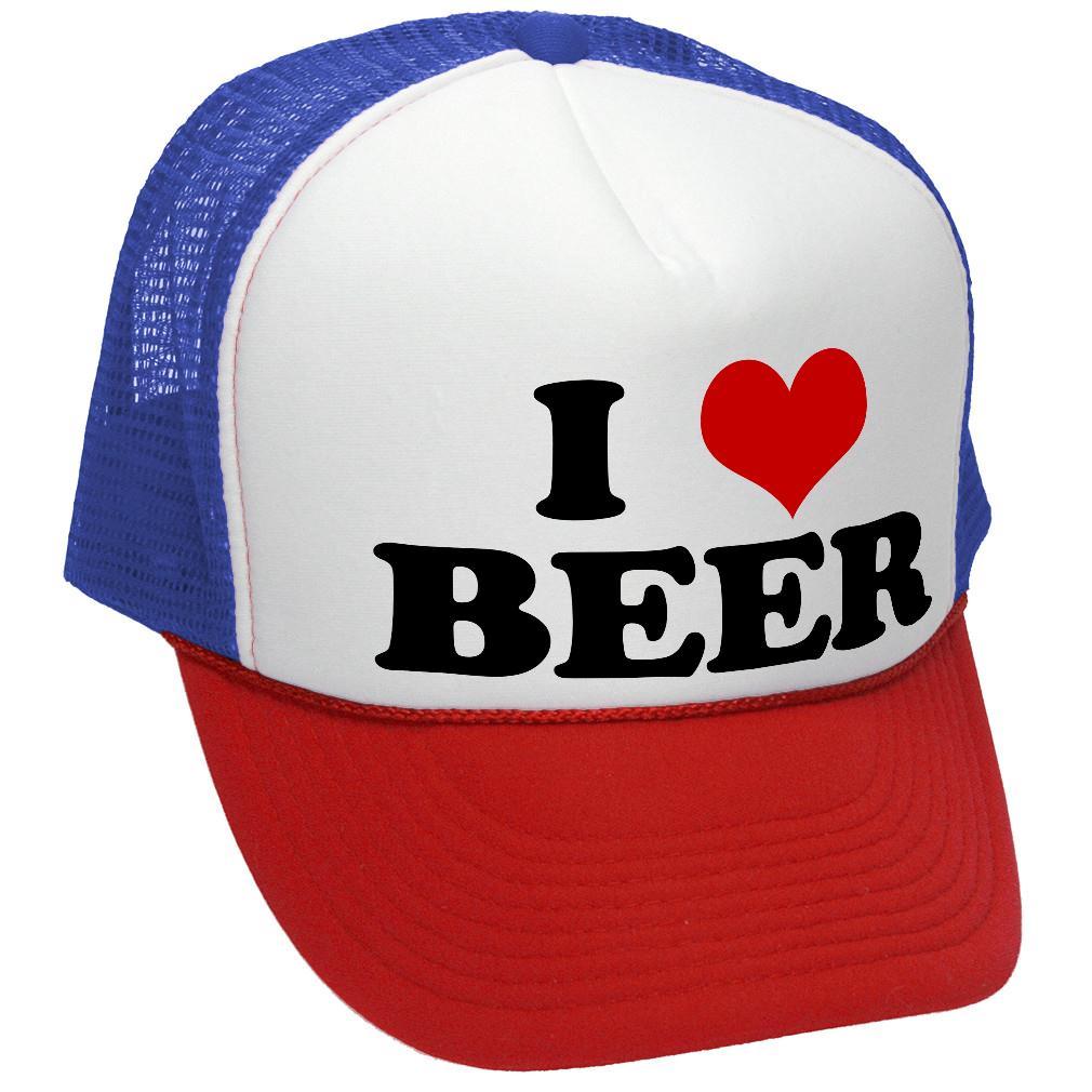I HEART BEER - funny joke party gag