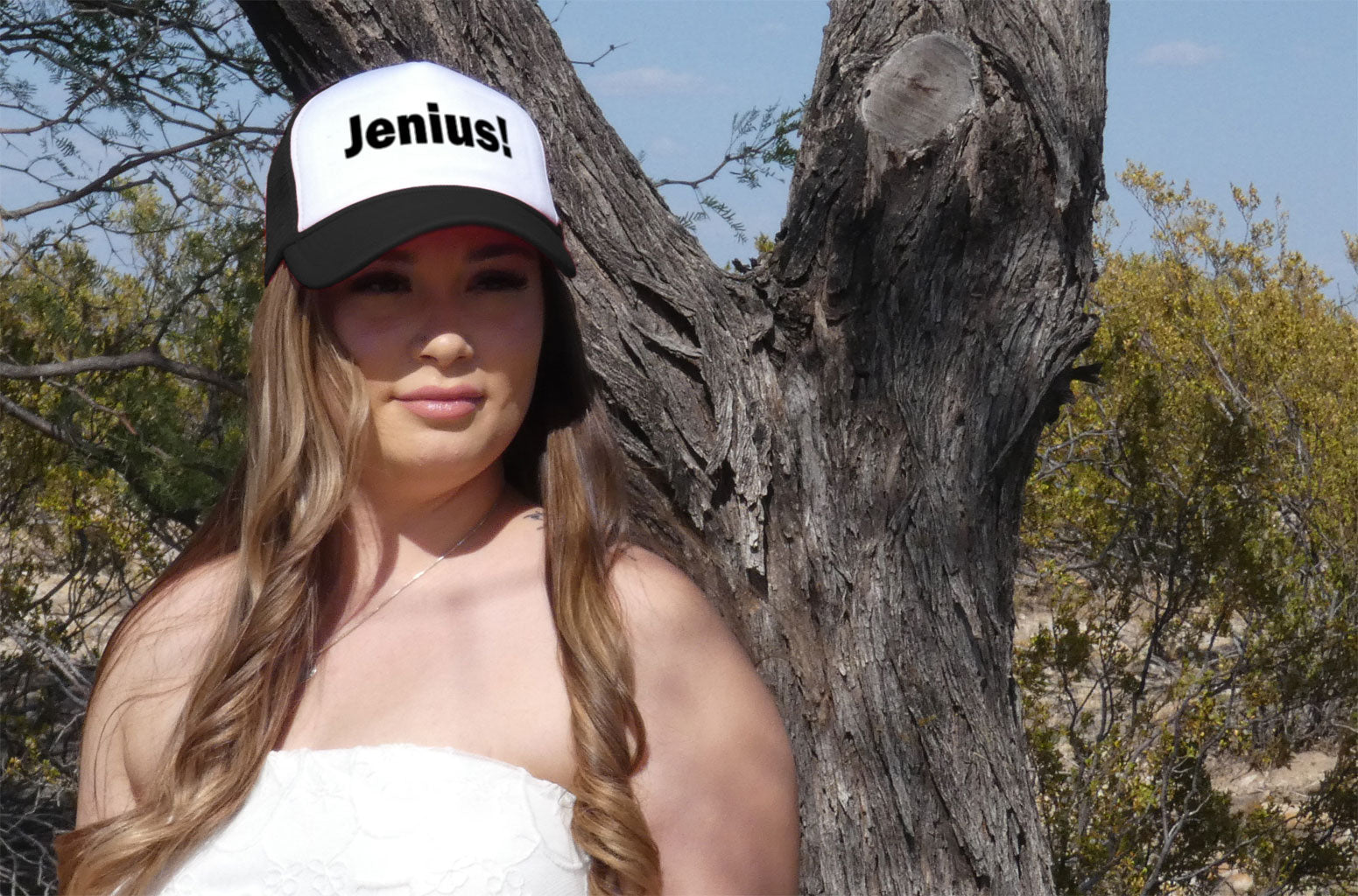 JENIUS! - Five Panel Retro Style TRUCKER Cap