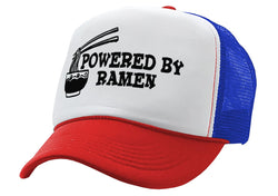POWERED BY RAMEN - funny college noodles
