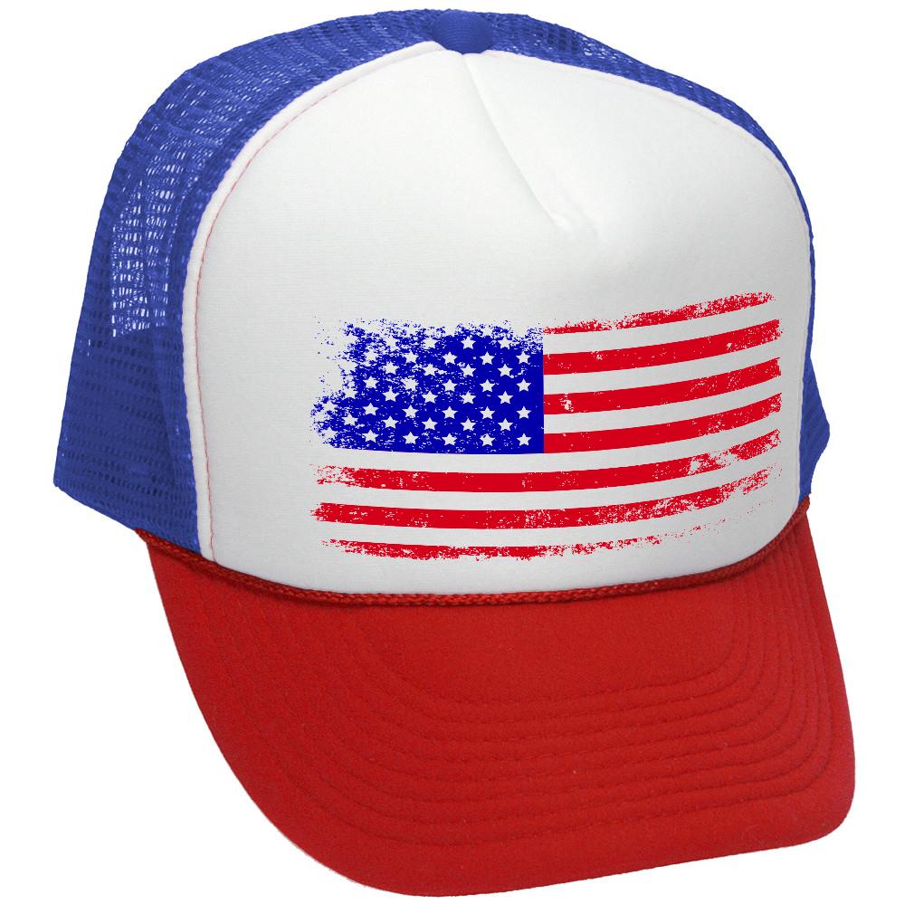 Grunge American Flag - Patriotic usa murica